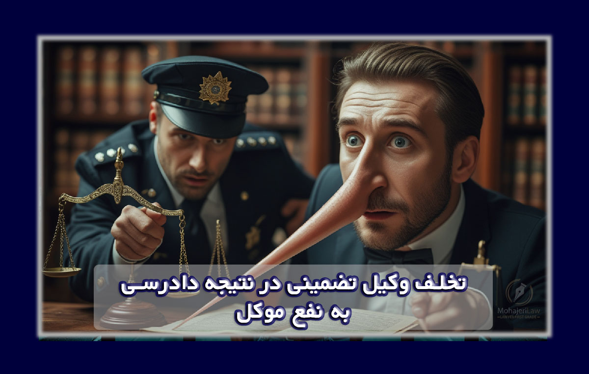 تضمین وکیل به نتیجه | وکیل تضمین نتیجه