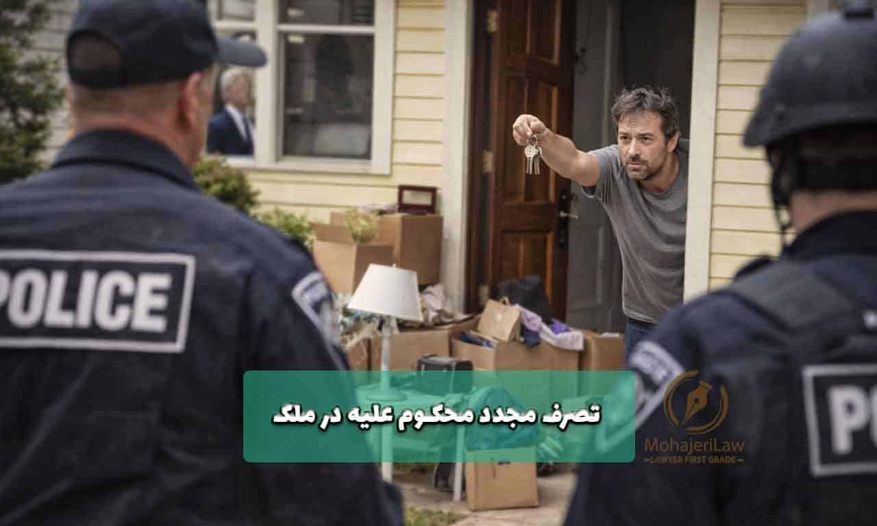 تصرف مجدد محکوم علیه در ملک | بهترین وکیل ملکی تهران