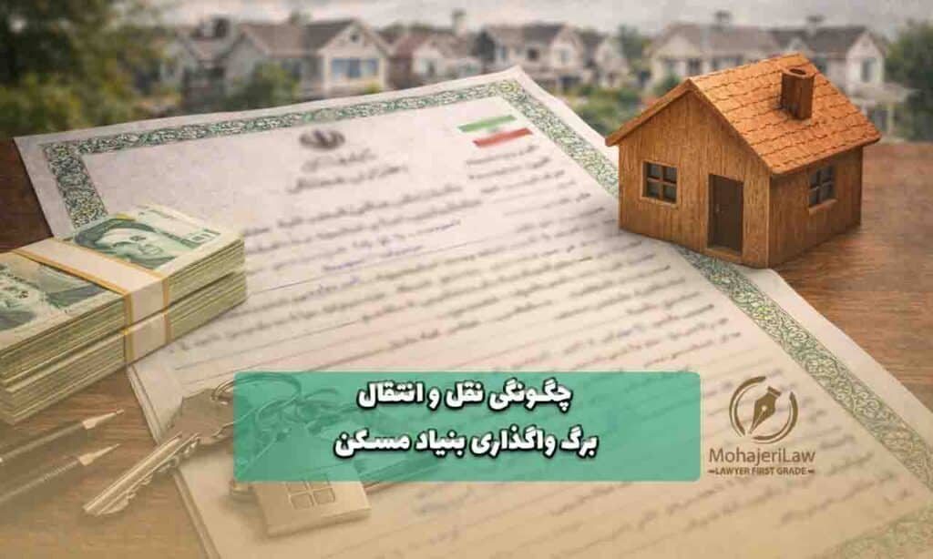 چگونگی نقل و انتقال برگ واگذاری بنیاد مسکن | وکیل