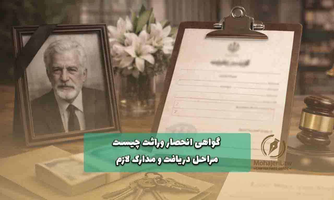 گواهی انحصار وراثت چیست | وکیل ارث در تهران